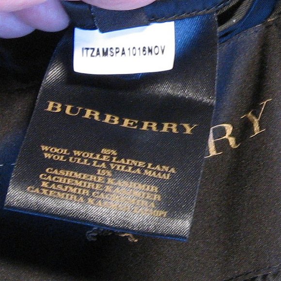 Burberry Black Cashmere Coat - Picture 11 of 12